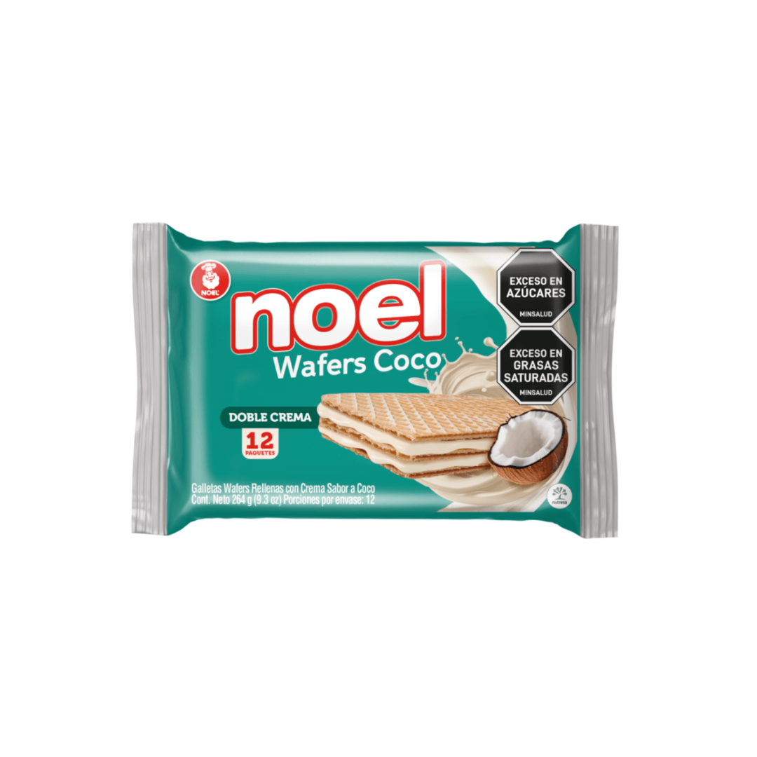 GALLETA WAFER NOEL x 264g COCO 12 PAQ