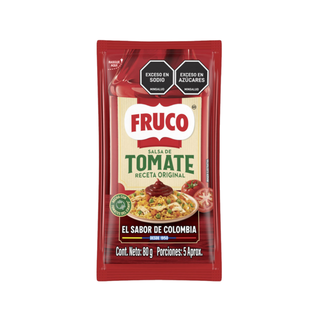 SALSA TOMATE FRUCO x 80g