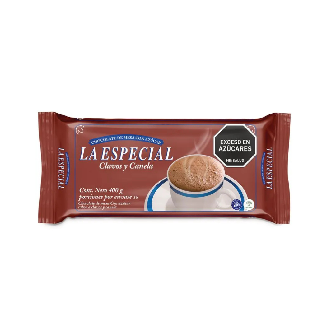 CHOCOLATE ESPECIAL x 400g CLA/CAN 16 PAS