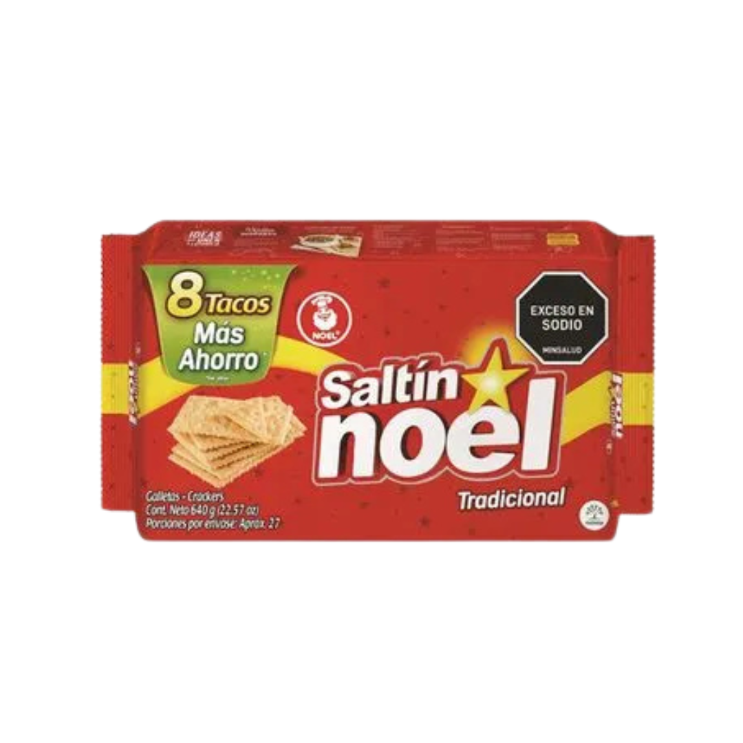 GALLETAS SALTIN NOEL X 640 G 8 TACOS
