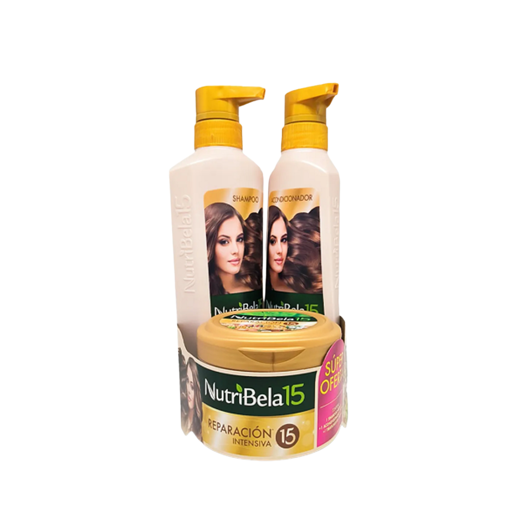 SHAMPOO NUTRIBELA X 400 ML ARG + AC X 370 + TR