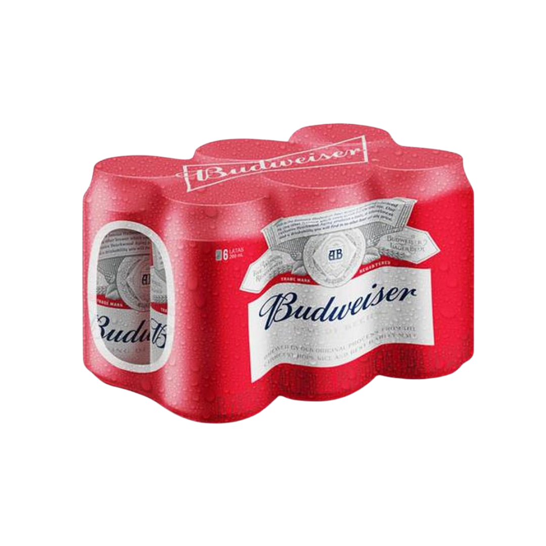 CERVEZA BUDWEISER X 269 ML SIXPACK