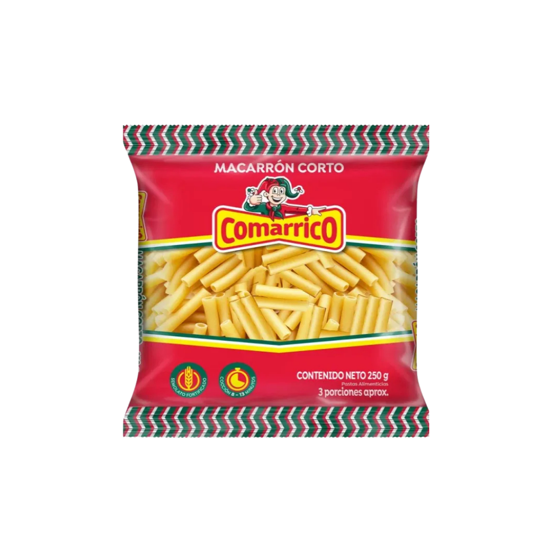 PASTA COMARRICO x 250g MACARRON CORTO
