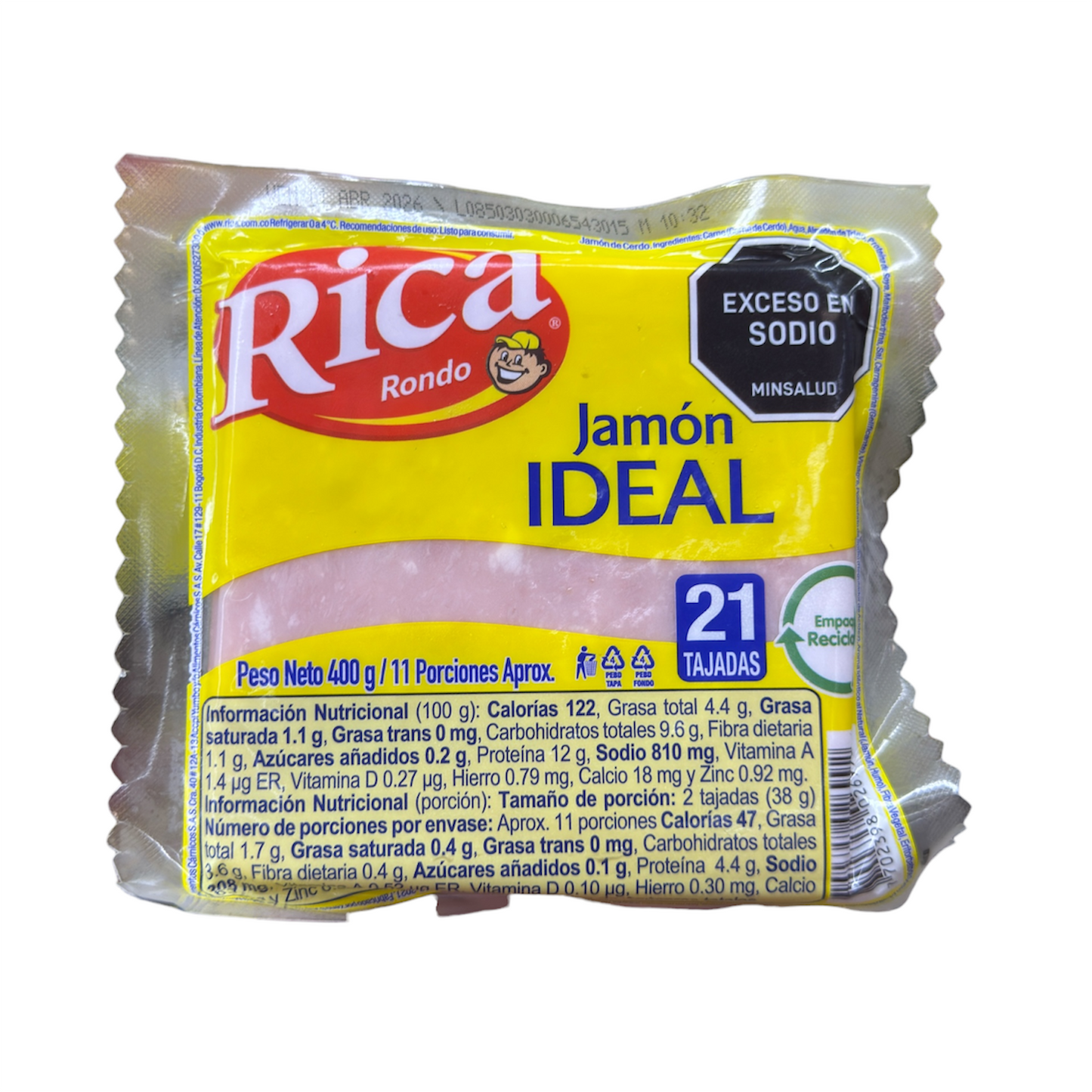 JAMON RICA x 400g IDEAL