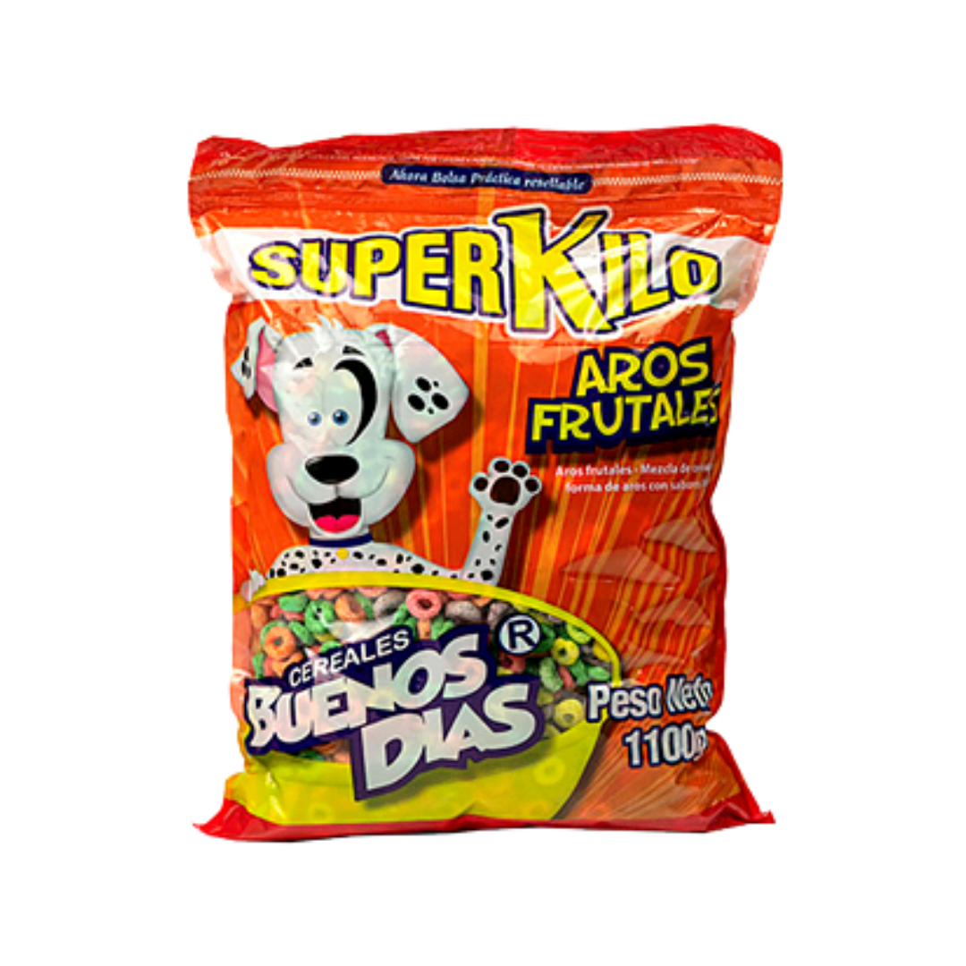 CEREAL BUENOS DIAS x 1100g AROS FRUTALES