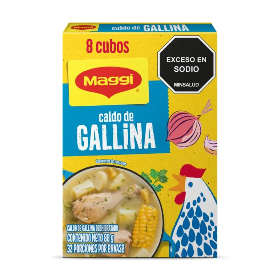 CALDO MAGGI x 8 CUBOS GALLINA