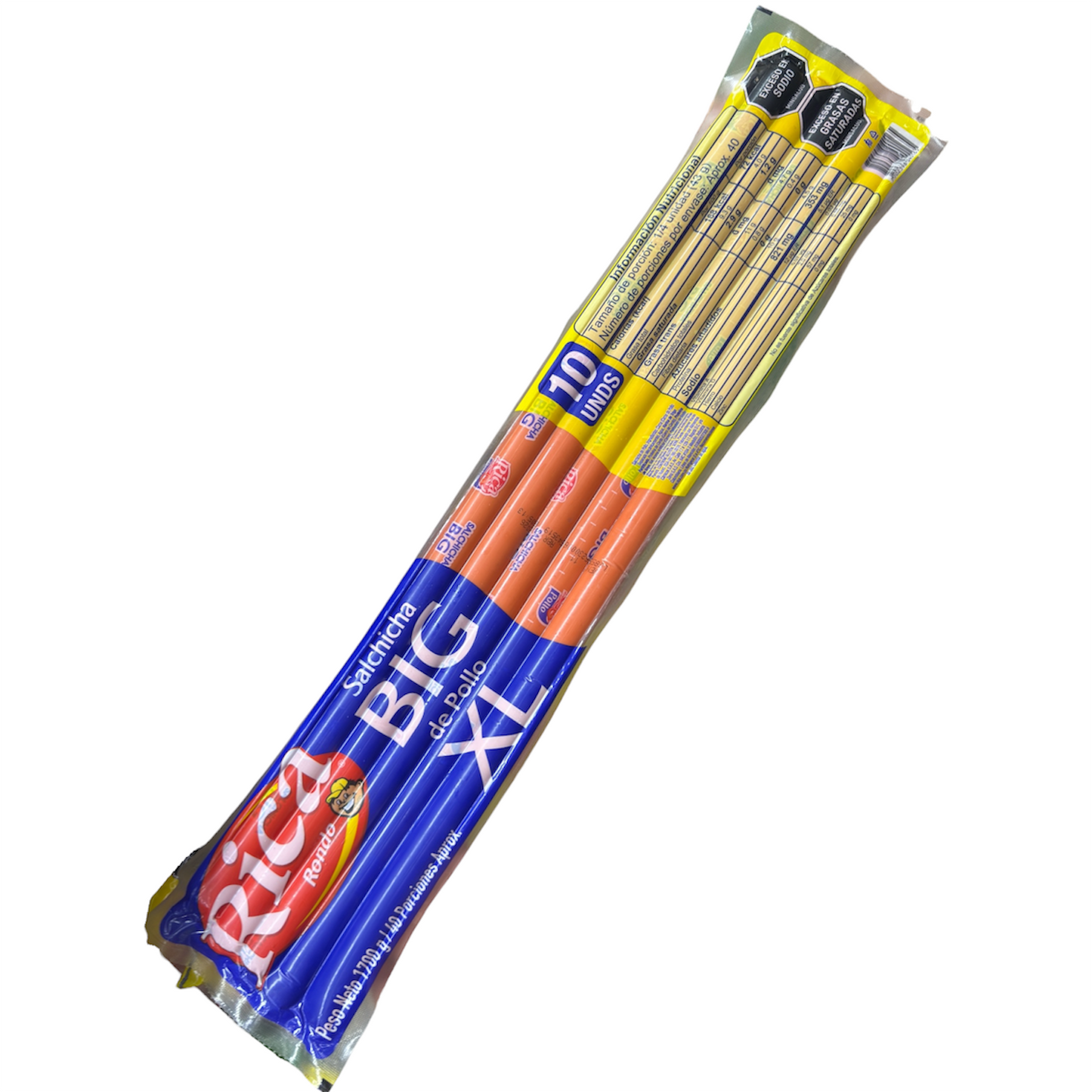SALCHI RICA x 170g BIG POLLO XL