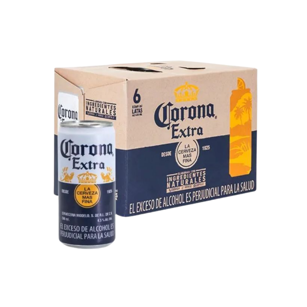 CERVEZA CORONA EXTRA X 269 ML SIXPACK