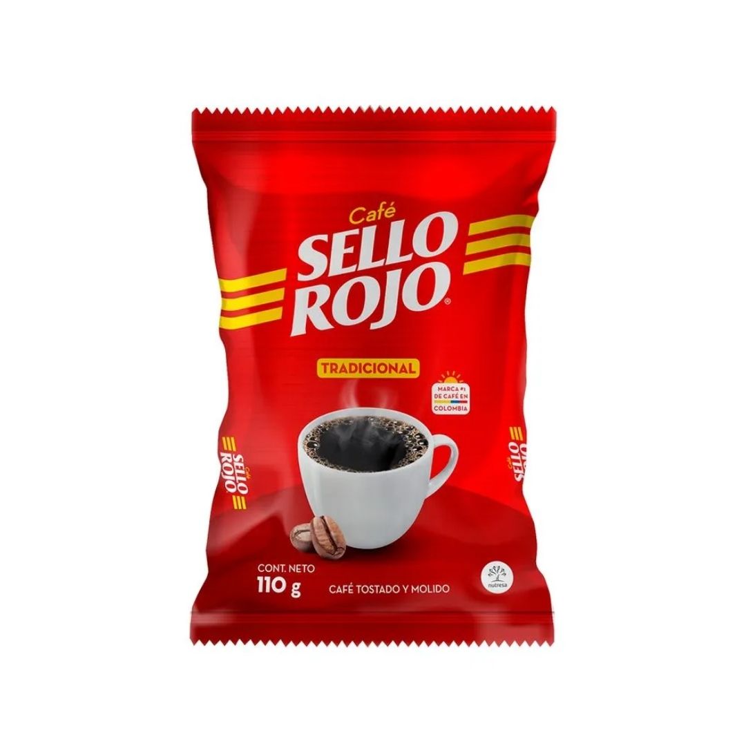 CAFE SELLO ROJO x 110g MOLIDO
