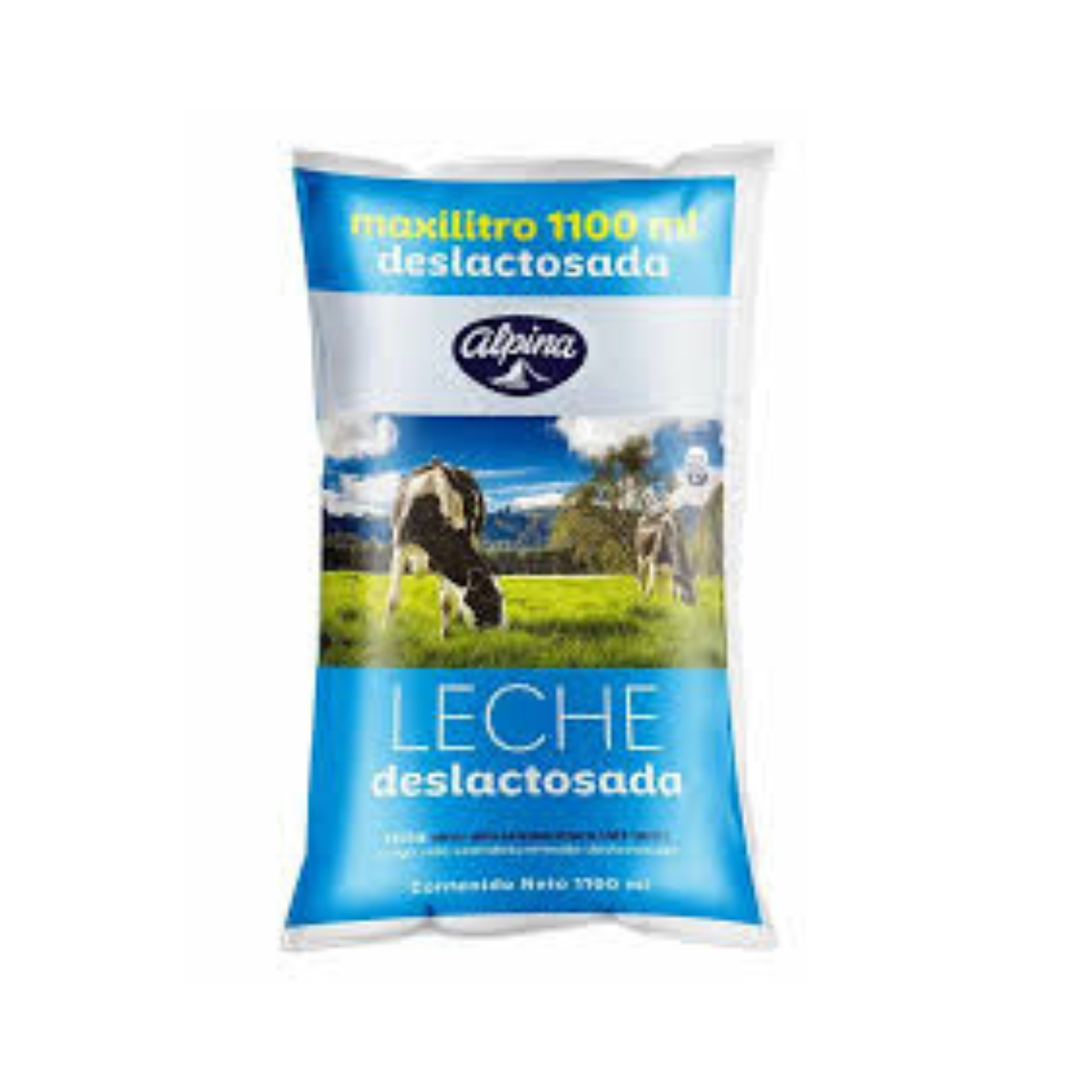 LECHE ALPINA x 1100ml DESLAC MAXI
