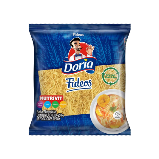 PASTA DORIA x 250g FIDEOS