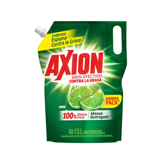 LAVAPLATOS LIQUIDO AXION X 1500 ML LIMON DP