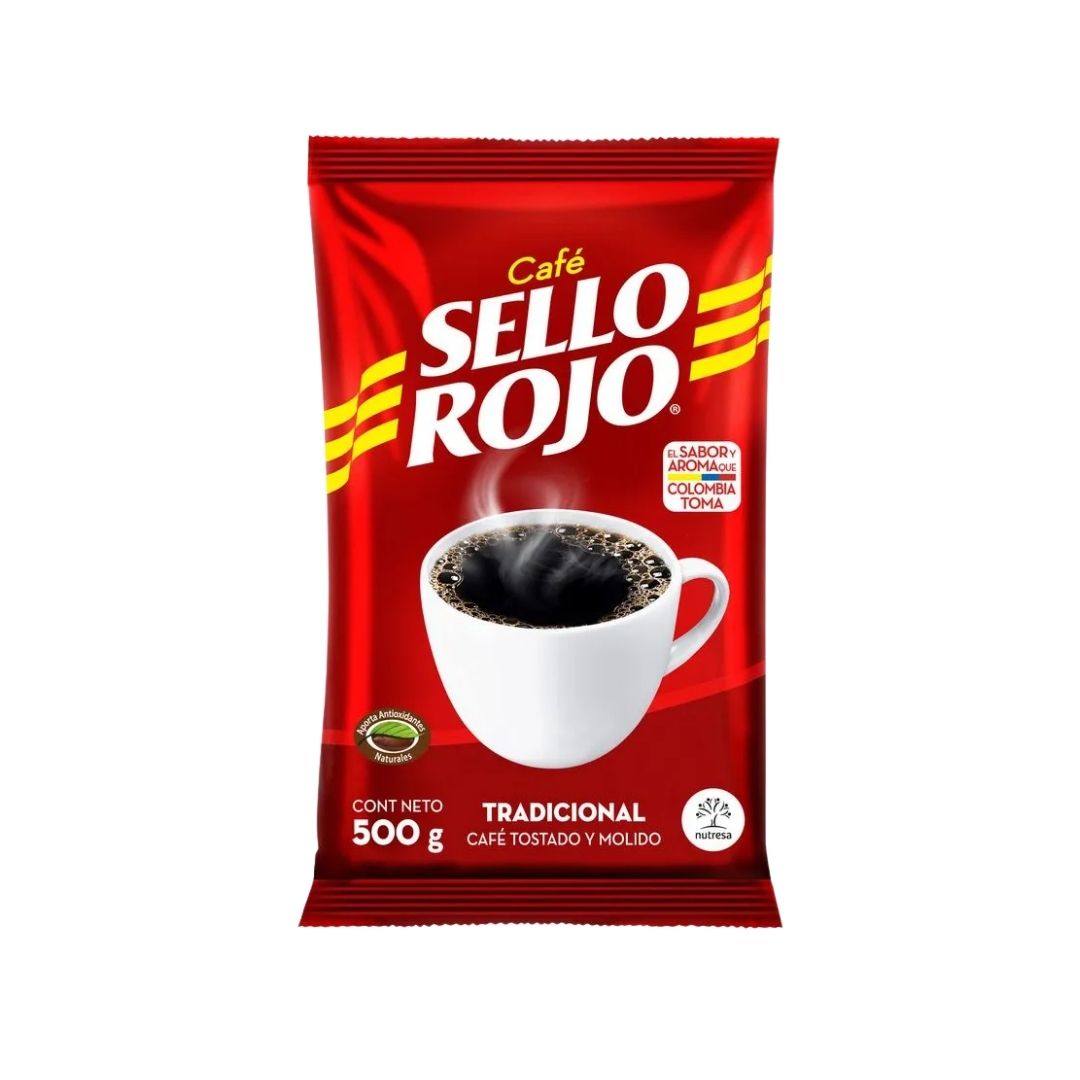 CAFE SELLO ROJO x 500g MOLIDO