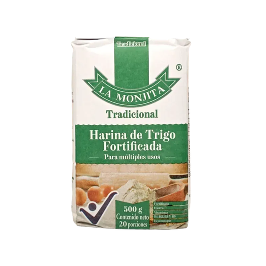 HARINA DE TRIGO X 500 G MONJITA