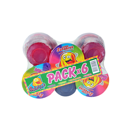 GELATINA SUPERIOR 6 x 120g SABORES