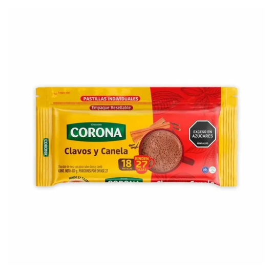 CHOCOLATE CORONA x 450g CLA/CAN 18 PAST