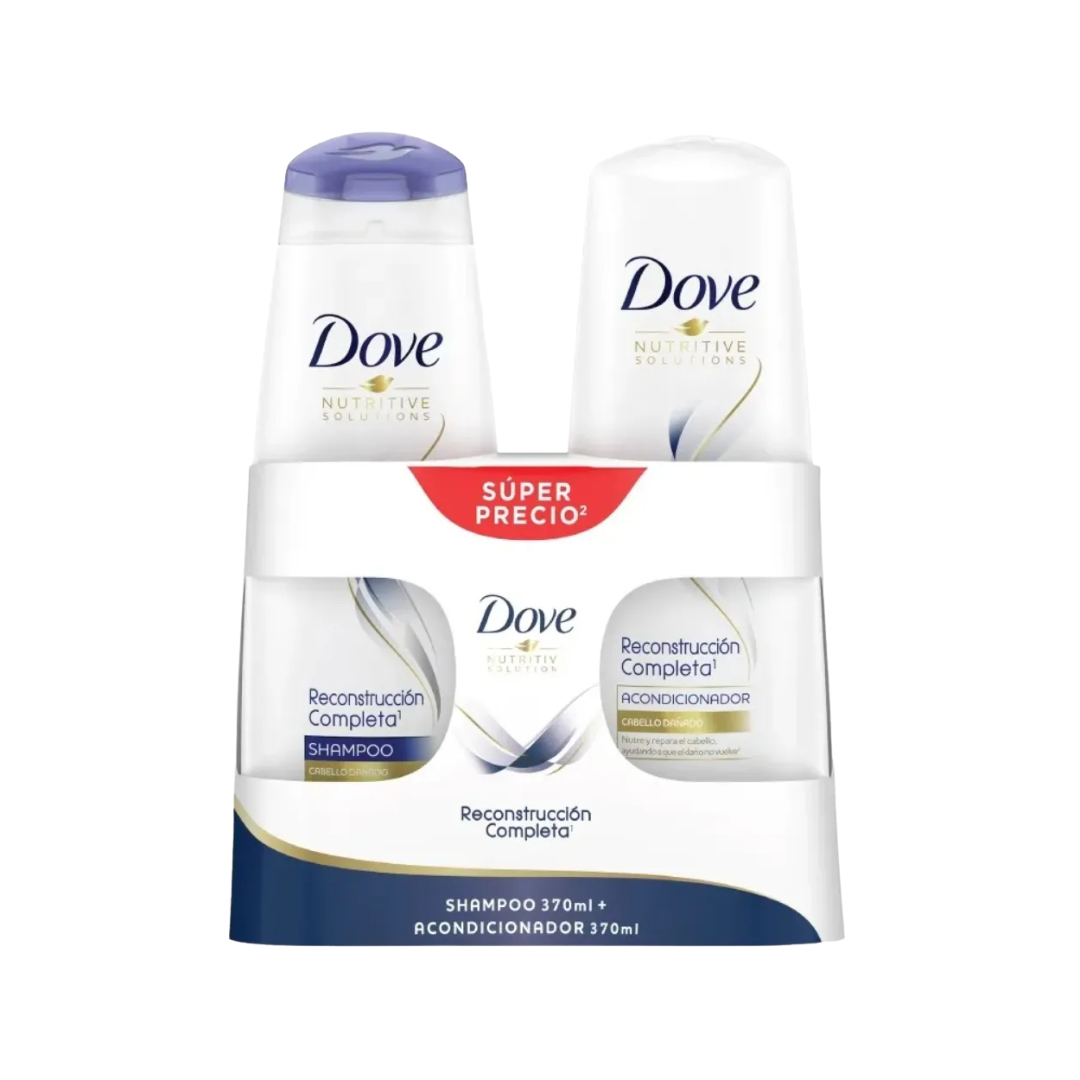 SHAMPOO DOVE X 370 ML RECONS + AC X 380 ML