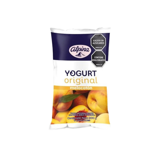 YOGURT ALPINA x 900g MELOCOTON BOLSA