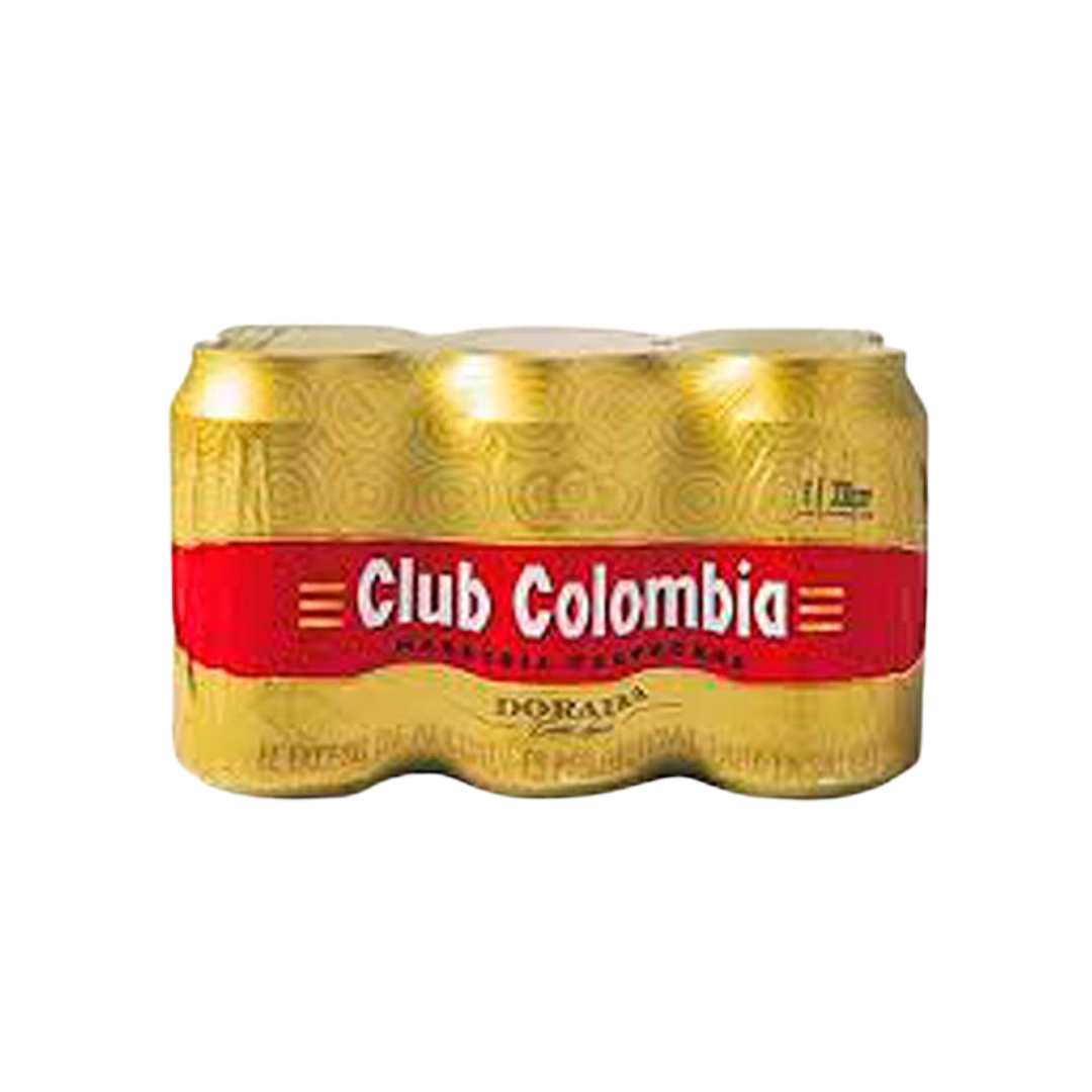 CERVEZA CLUB COLOMBIA DORADA X 330 ML SIXPACK