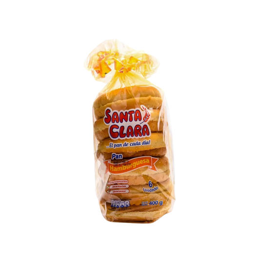 PAN SANTA CLARA X 400 G HAMBURGUESA