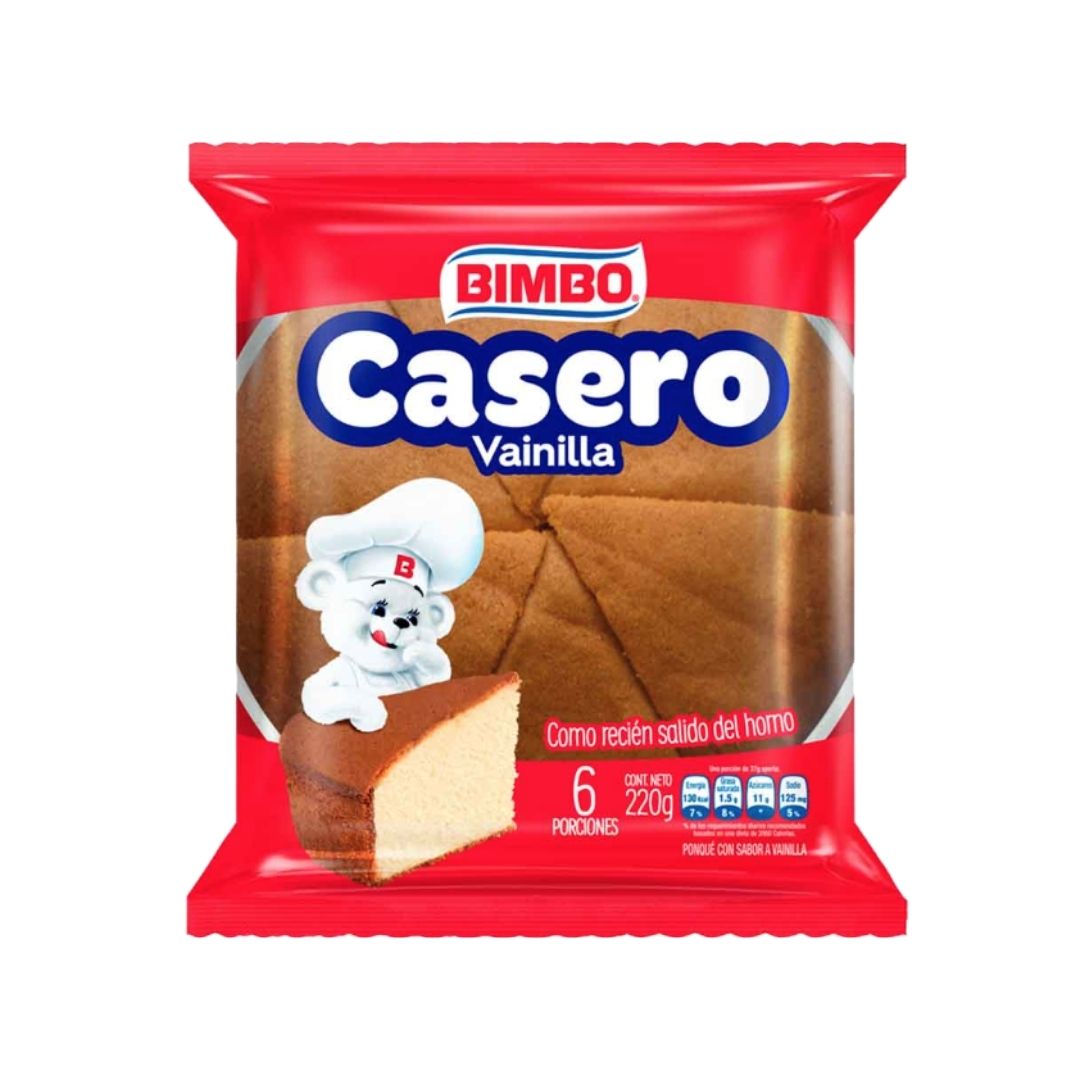 PONQUE BIMBO x 200g CASERO VAINILLA
