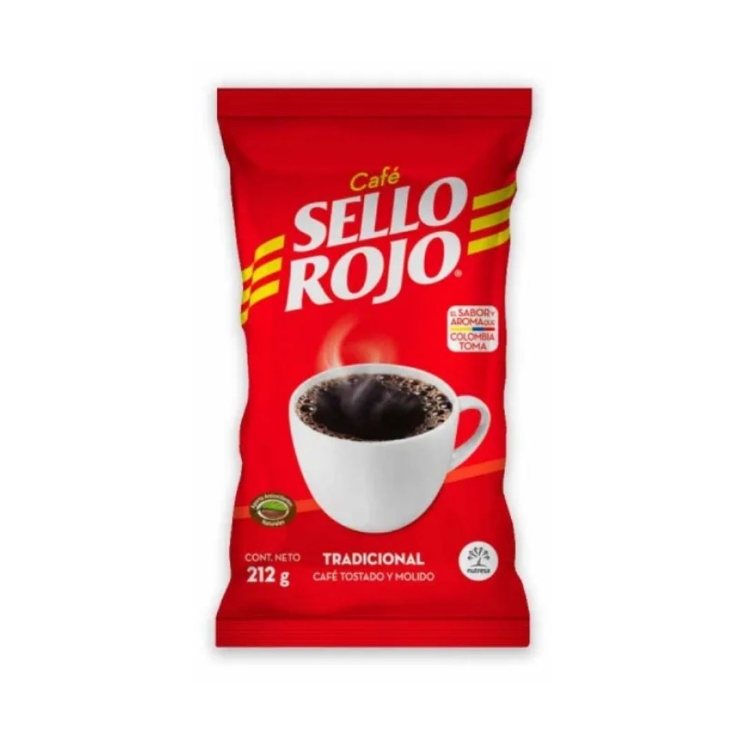 CAFE SELLO ROJO x 212g MOLIDO