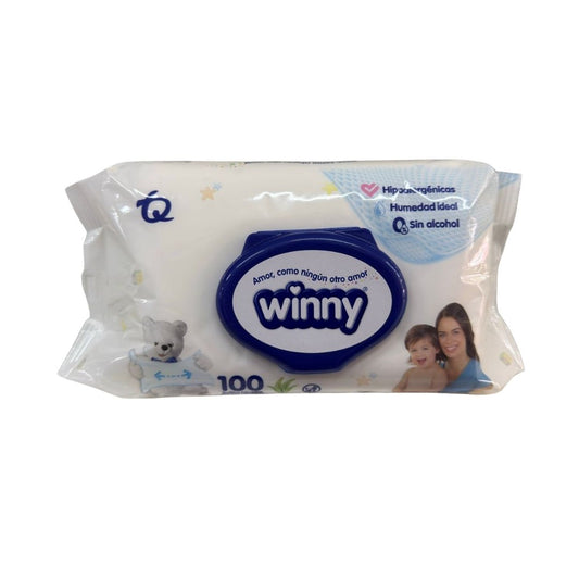 PAÑITOS HUMEDOS WINNY ALOE 100 UND