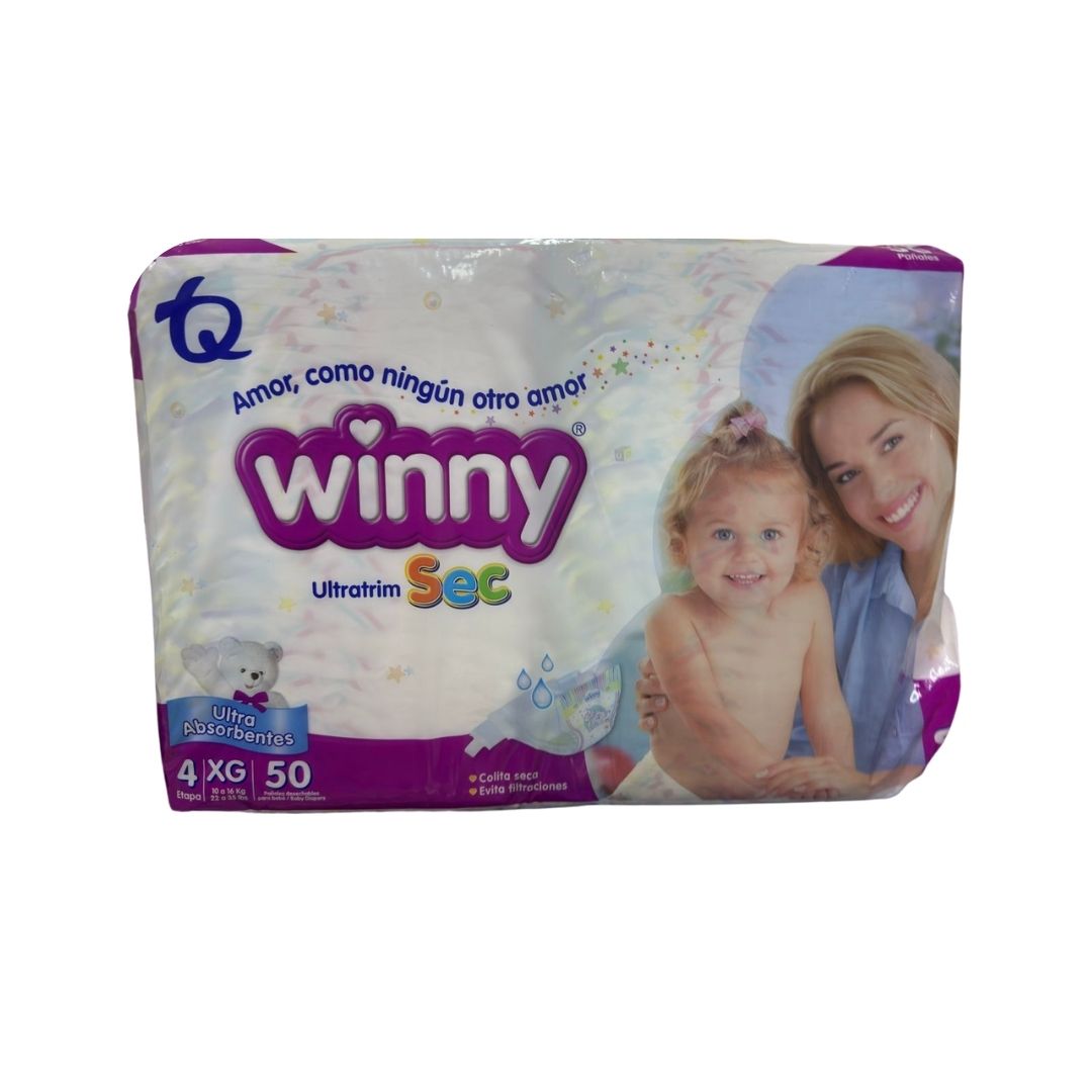 PAÑAL WINNY 4XG ULTRATRIM SEC