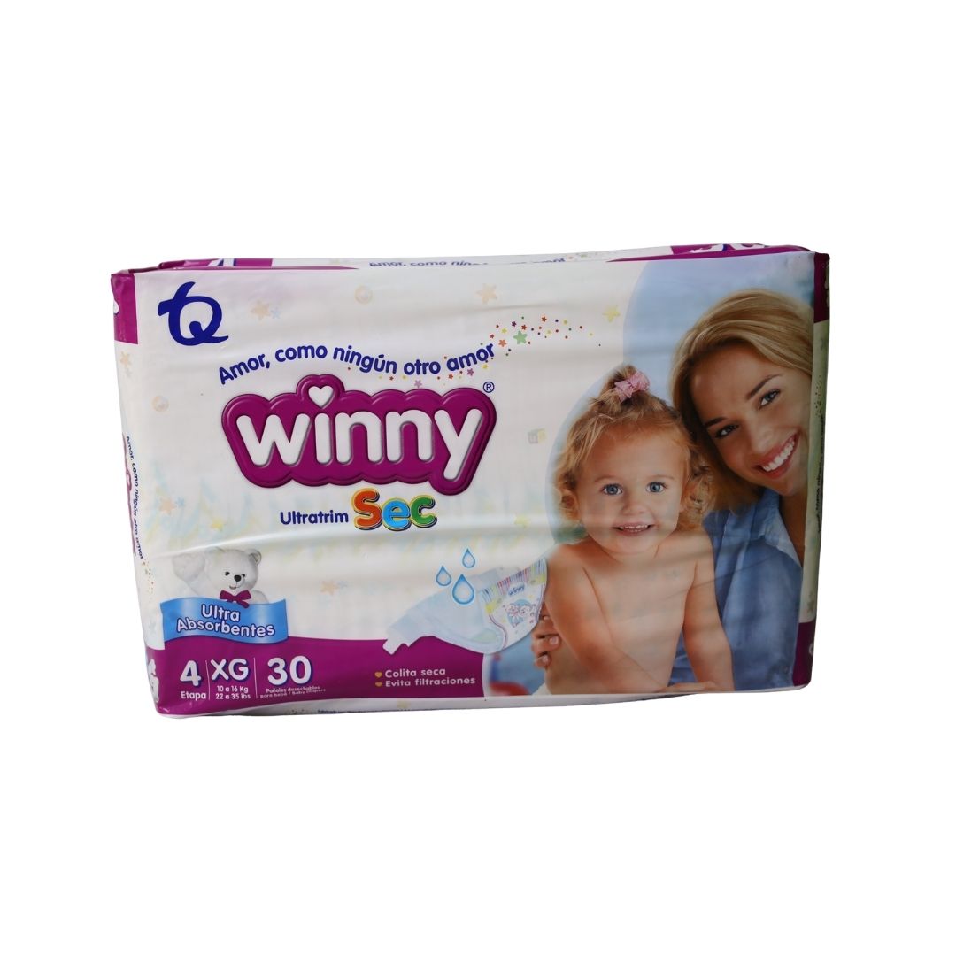 PAÑAL WINNY 4XG ULTRATRIM SEC