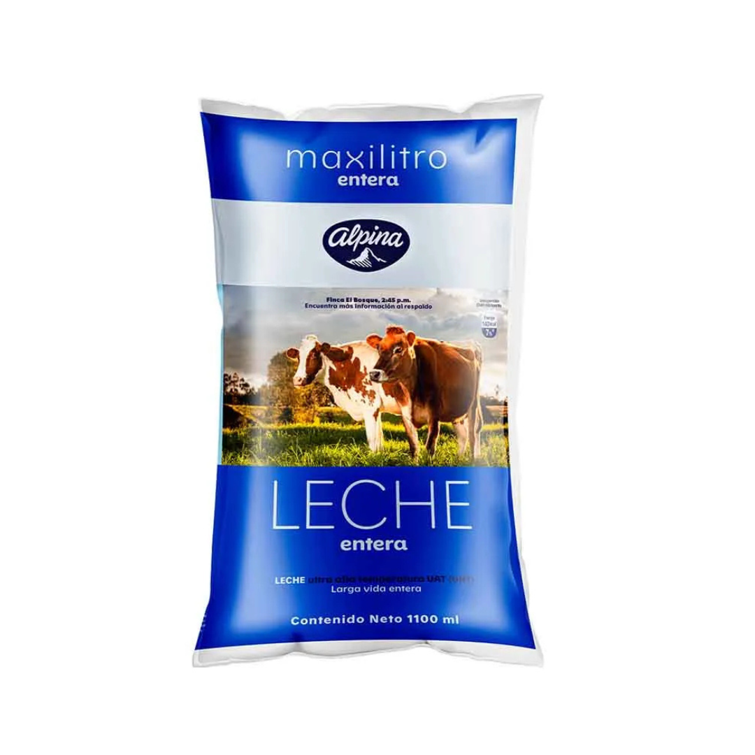 LECHE ALPINA x 1100ml ENTERA MAXI