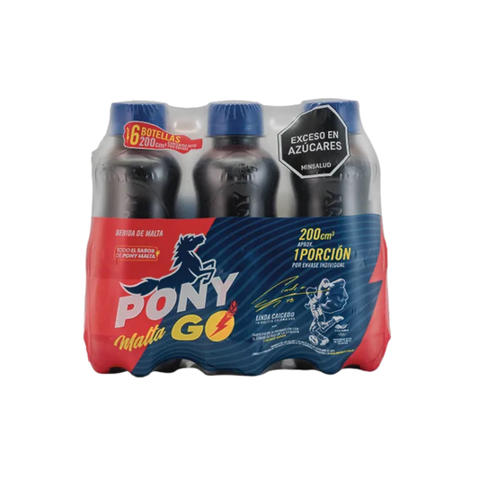 PONY MALTA X 200 ML MINI GO SIXPACK