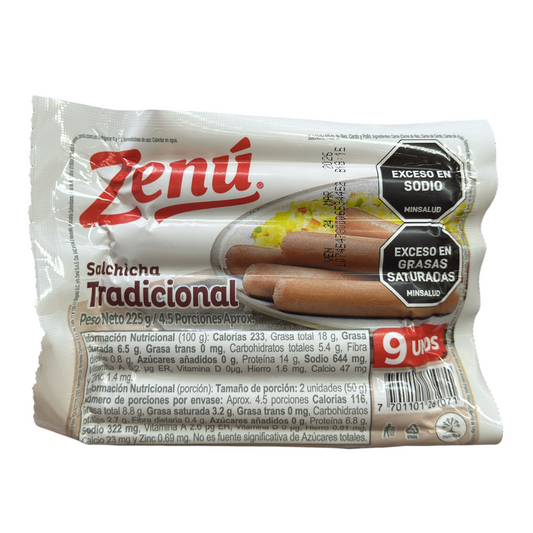 SALCHI ZENU x 225g TRADICIONAL