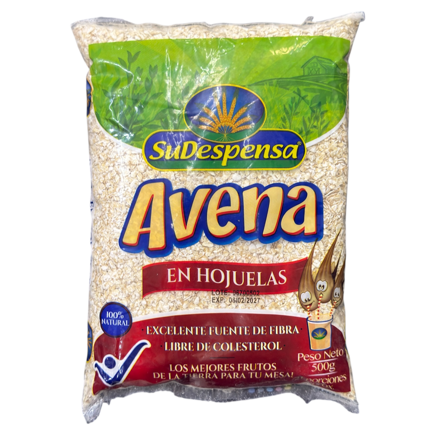 AVENA SUDESPENSA x 500g HOJUELAS