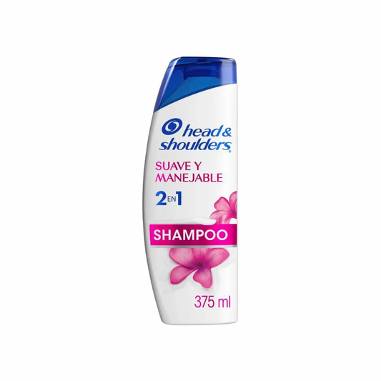 SHAMPOO H&S x 375ml 2EN1 SUAVE MANEJABLE