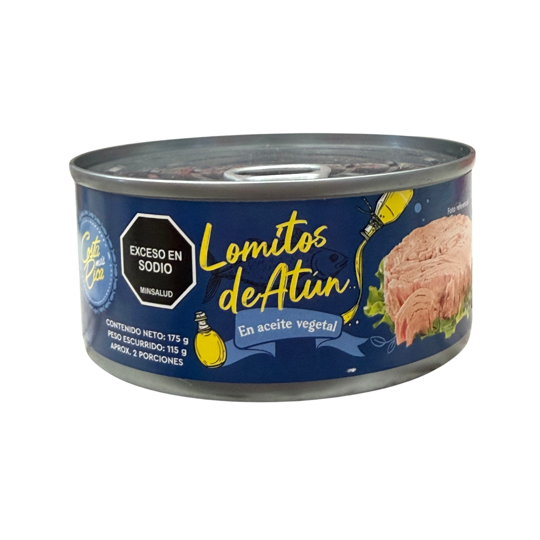 ATUN COSTA MAS RICA x 175g ACEITE LOMITOS
