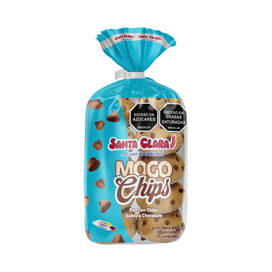 MOGOCHIPS CHOCOLATE SANTA CLARA X 400 G